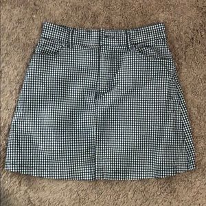 Brandy Melville gingham skirt